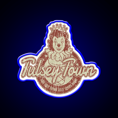 Tulsey Town Ice Cream 1940 Fast Food Led Neon Sign For Burger Place Rgb Color - Shineneon