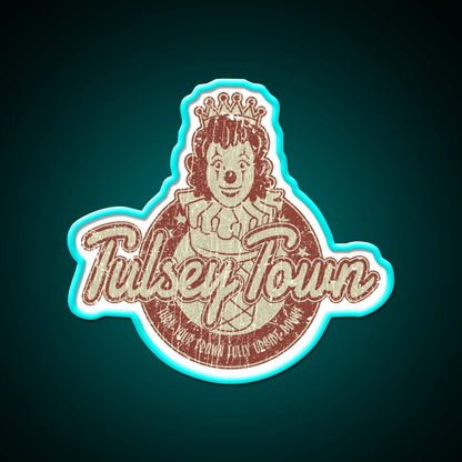 Tulsey Town Ice Cream 1940 Fast Food Led Neon Sign For Burger Place Rgb Color - Shineneon