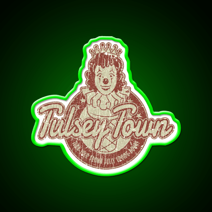 Tulsey Town Ice Cream 1940 Fast Food Led Neon Sign For Burger Place Rgb Color - Shineneon