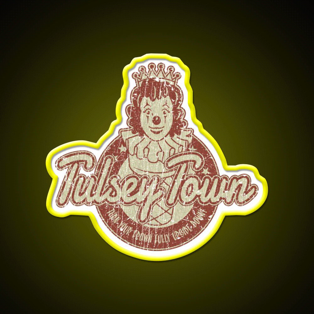 Tulsey Town Ice Cream 1940 Fast Food Led Neon Sign For Burger Place Rgb Color - Custom LED neon sign front view