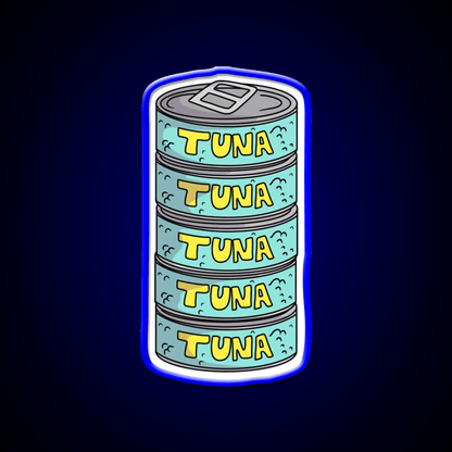 Tuna Cans Gym Fitness Led Neon Sign Rgb Color - Shineneon