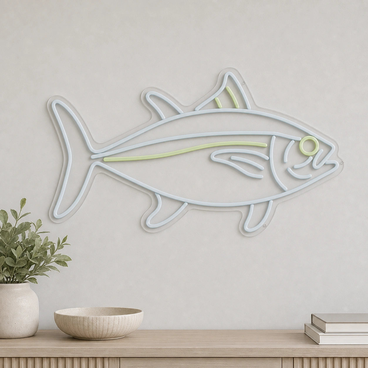 Tuna Fish LED Neon Sign size image