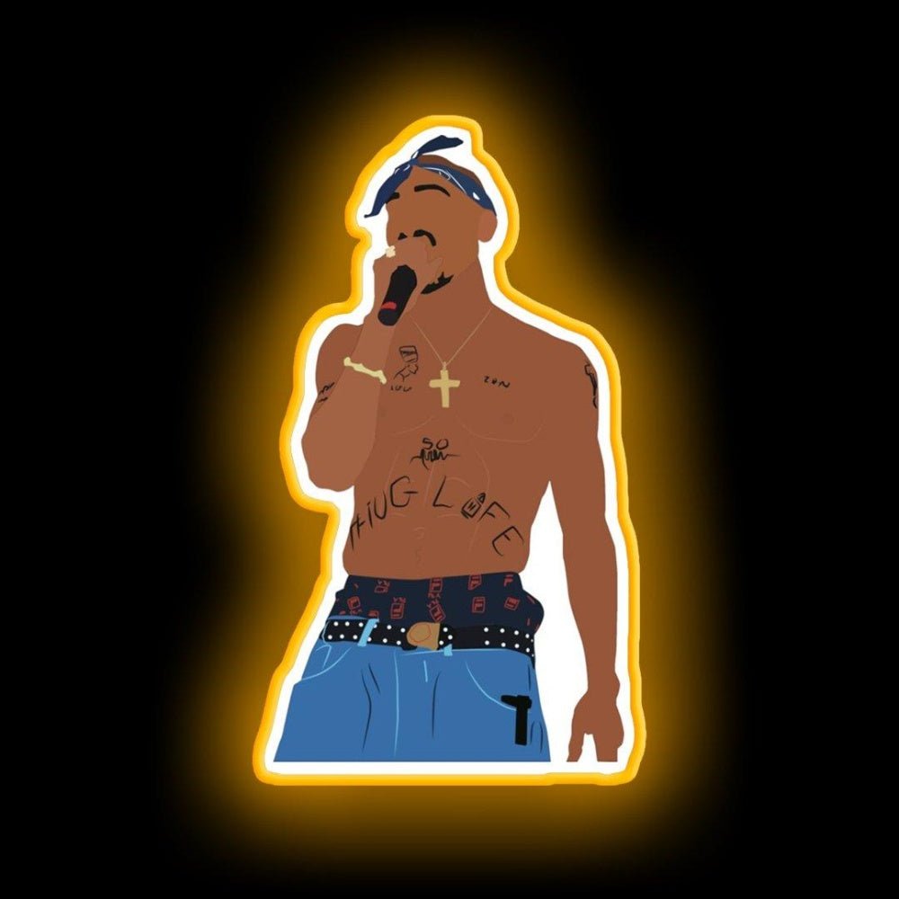Tupac Rapper Thug Life Neon Sign - Shineneon