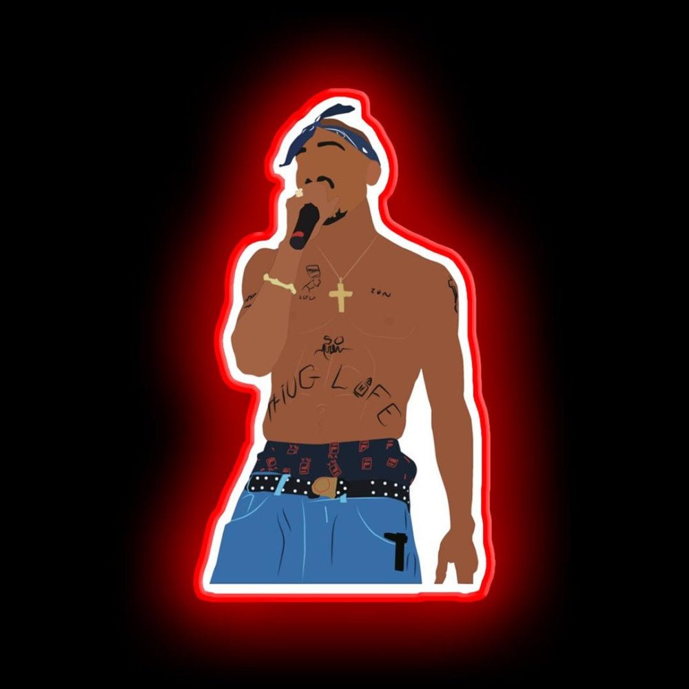 Tupac Rapper Thug Life Neon Sign - Shineneon