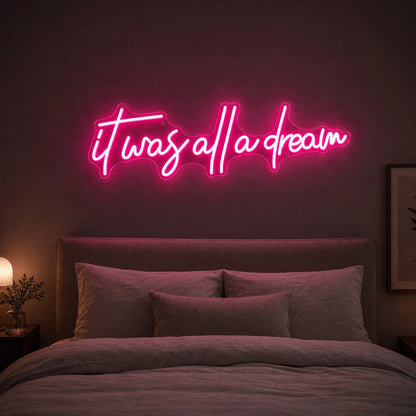 Turisa Al La Dream LED Neon Sign real lifestyle scene