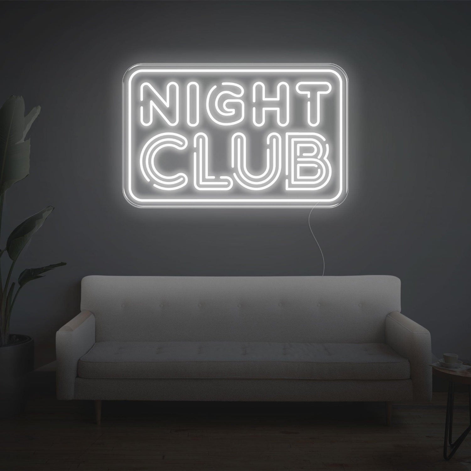 Turquoise Night Club Led Neon Sign For Retro-Themed Parties And Lounge Decor | Shineneon
