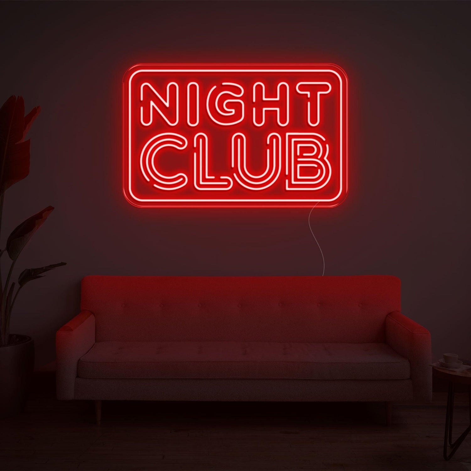 Turquoise Night Club Led Neon Sign For Retro-Themed Parties And Lounge Decor | Shineneon