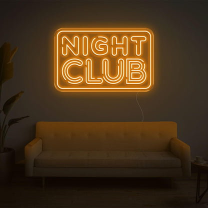 Turquoise Night Club Led Neon Sign For Retro-Themed Parties And Lounge Decor | Shineneon
