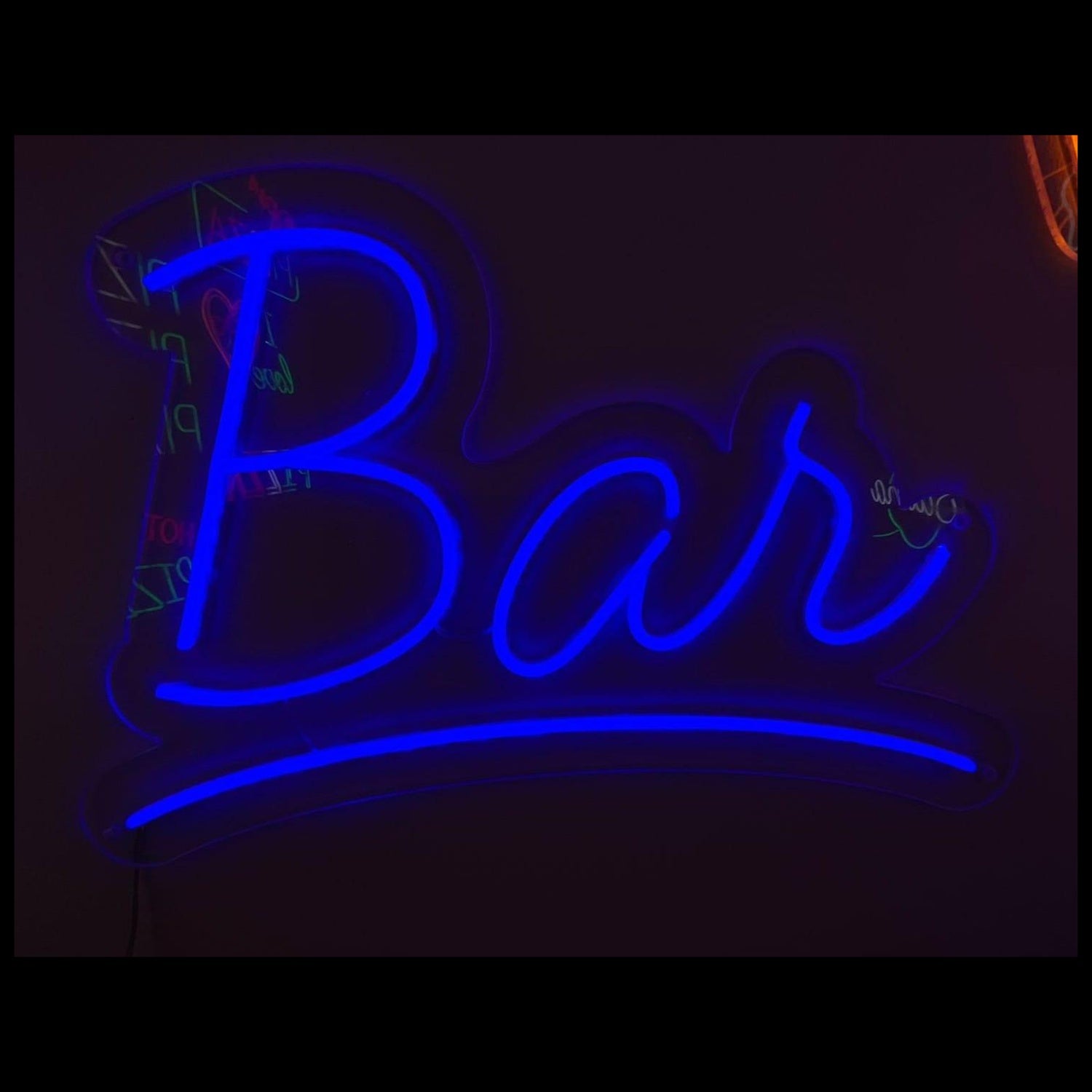 Turquoise Retro Bar Led Neon Sign For Game Room Lounge Decor | Shineneon