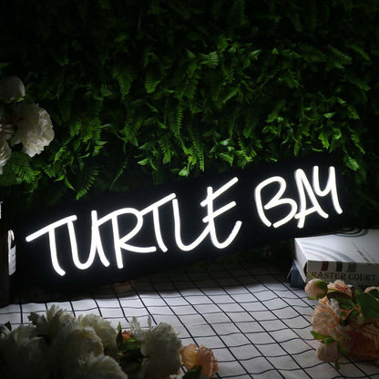 Turtle Bar White Led Neon Sign | Shineneon