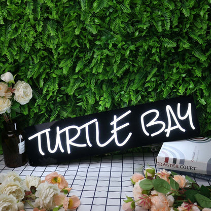 Turtle Bar White Led Neon Sign | Shineneon