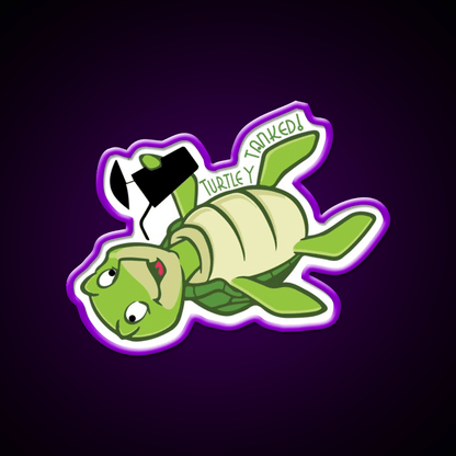 Turtley Tanked Party Drink Tequila Led Neon Sign Rgb Color - Shineneon