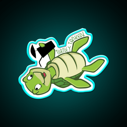 Turtley Tanked Party Drink Tequila Led Neon Sign Rgb Color - Shineneon