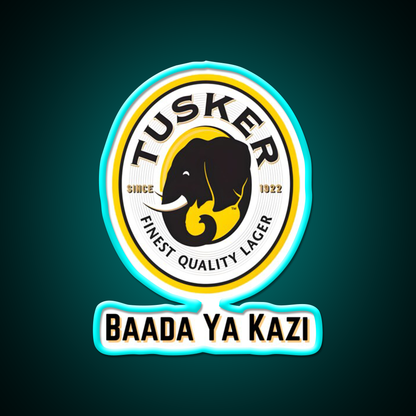 Tusker Beer Bar Decor Led Neon Sign Rgb Color - Size and dimension reference