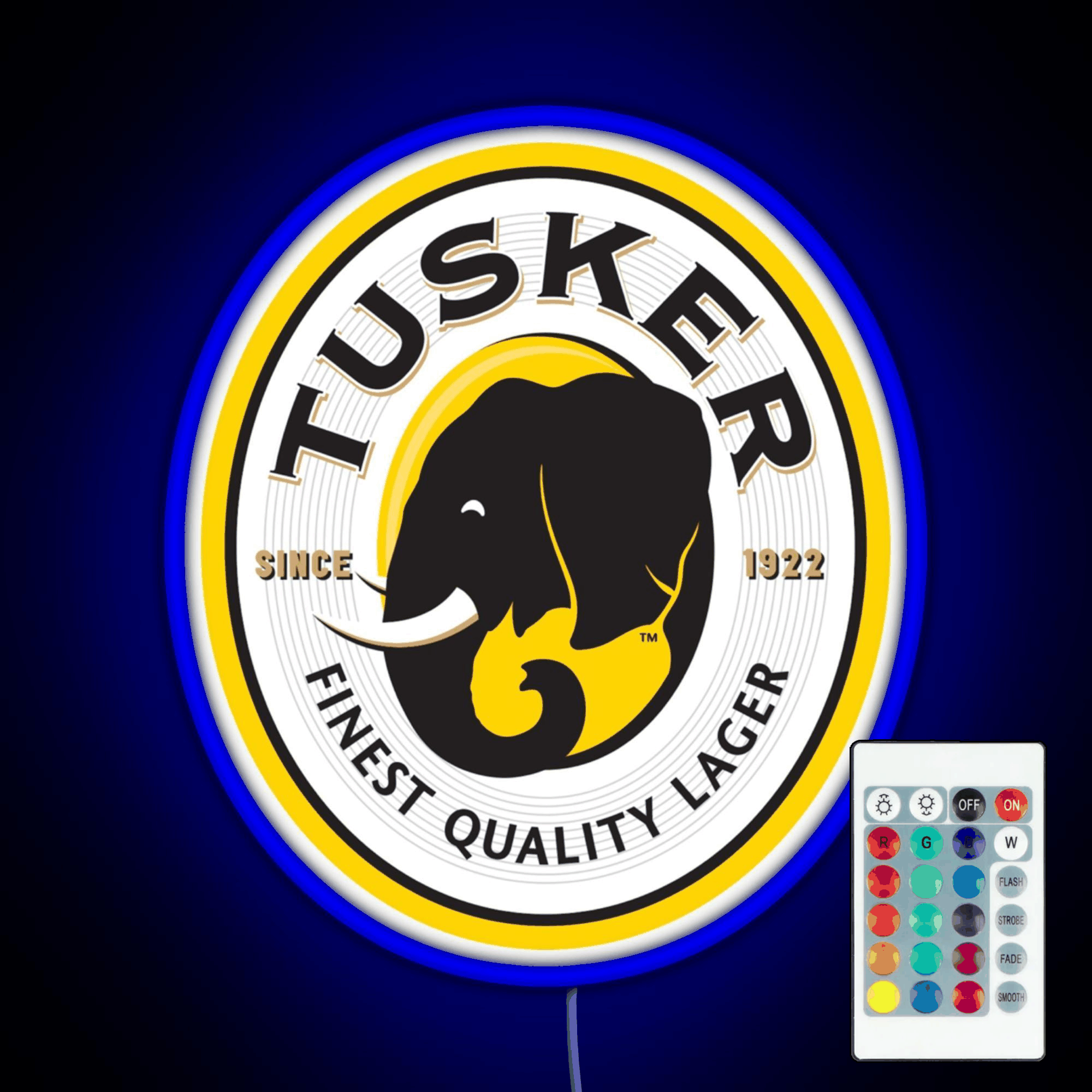 Tusker Beer Rgb Led Neon Sign Pop Wall Art
