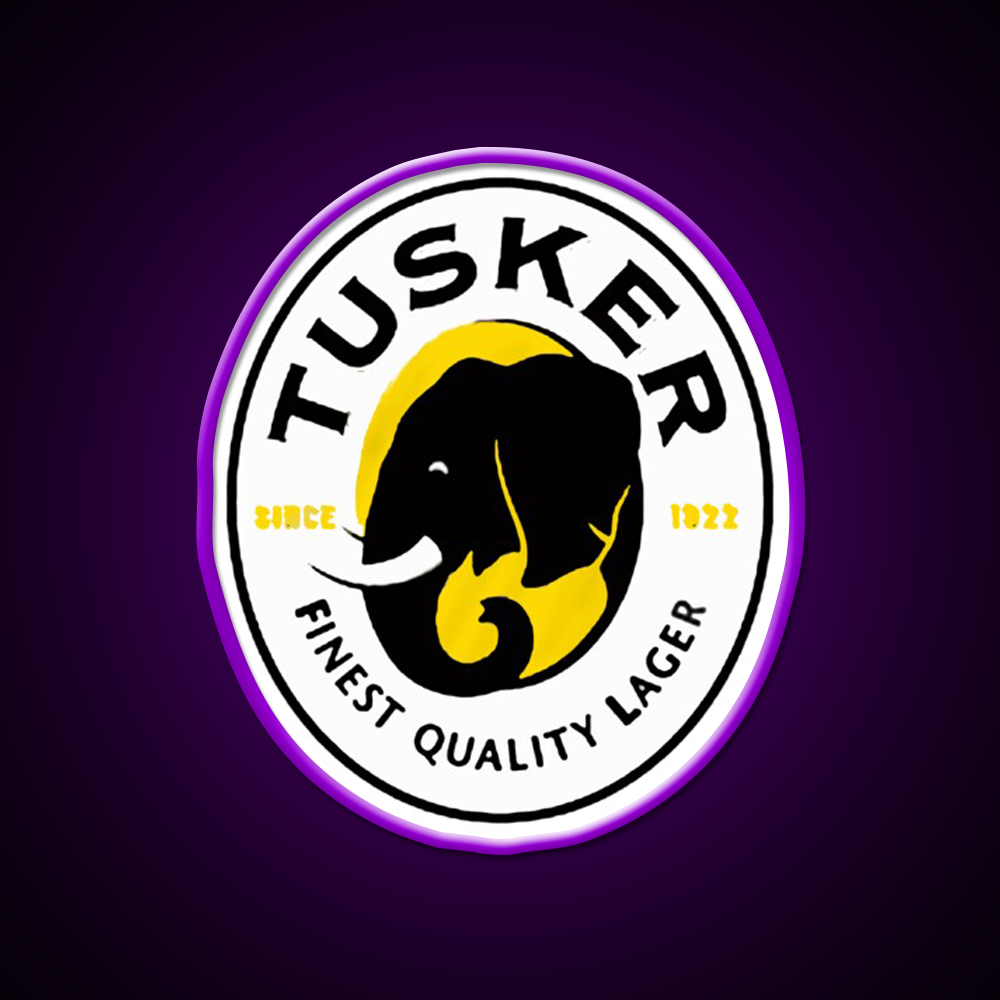 Tuskers Logo Beer Bar Decor Led Neon Sign Rgb Color - LED neon sign view 9