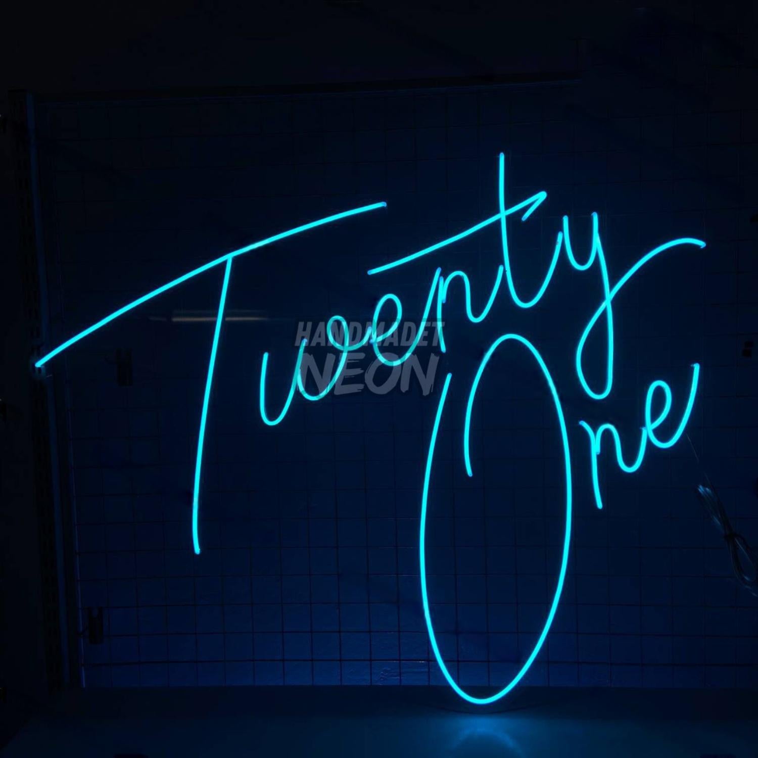 Twenty One Birthday Decorations For Her Gifts Led Decor | Shineneon