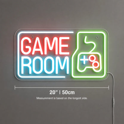 Twin Controller Game Room Neon Sign LED Neon Sign size image