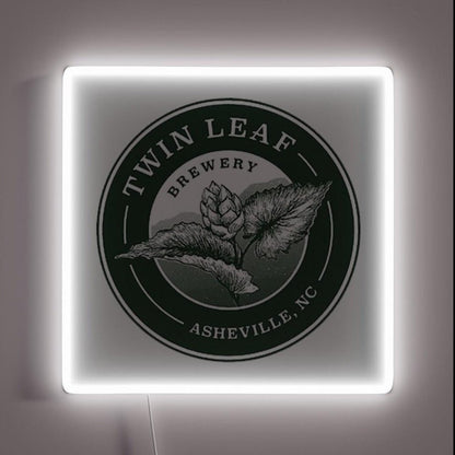 Twin Leaf Brewery Asheville Nc Rgb Led Neon Sign - Shineneon
