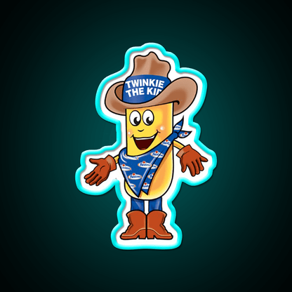 Twinkie The Kid Vintage Brand Character Snack Food Led Neon Sign Rgb Color - Shineneon