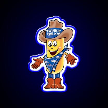 Twinkie The Kid Vintage Brand Character Snack Food Led Neon Sign Rgb Color - Shineneon