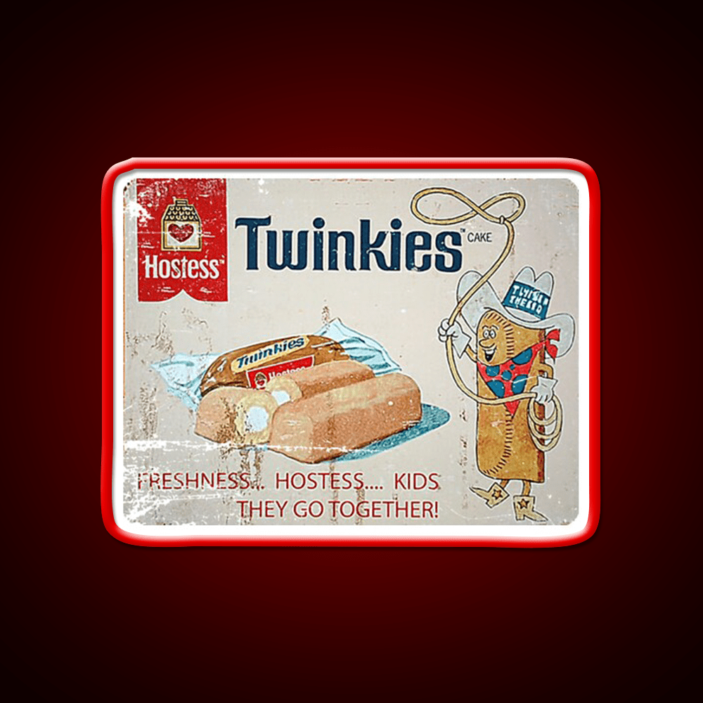 Twinkies Fast Food Led Neon Sign For Burger Place Rgb Color - Shineneon