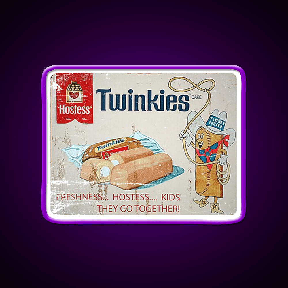 Twinkies Fast Food Led Neon Sign For Burger Place Rgb Color - Shineneon