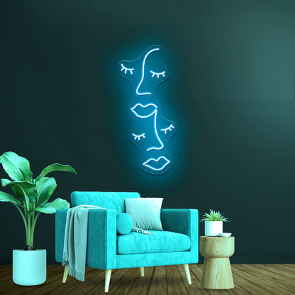 Twins Wall Artwork Neon Signs