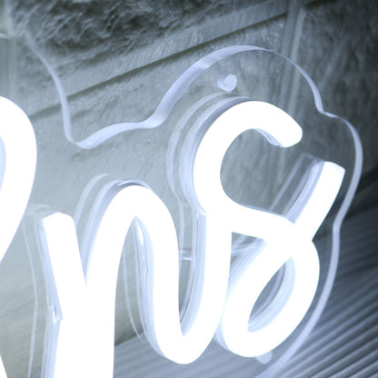Twins White Led Neon Sign - Shineneon