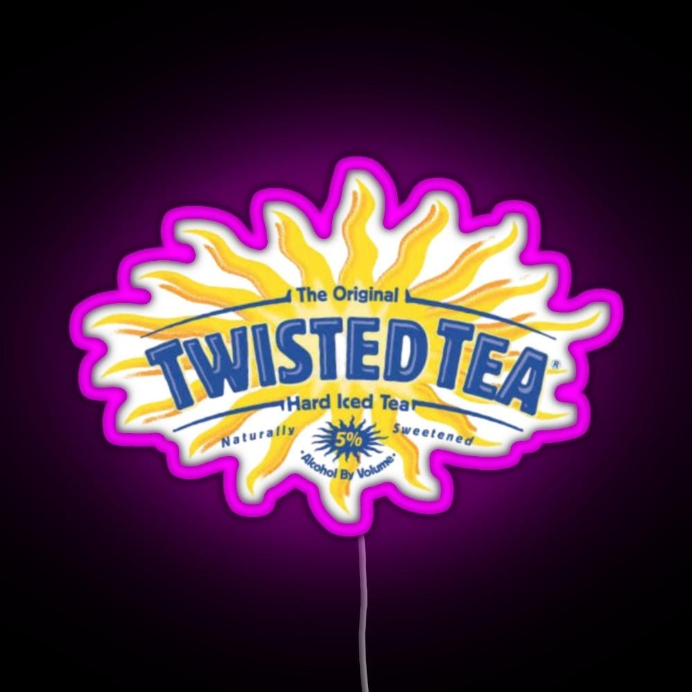 Twisted Tea Rgb Led Neon Sign Pop Wall Art - Shineneon