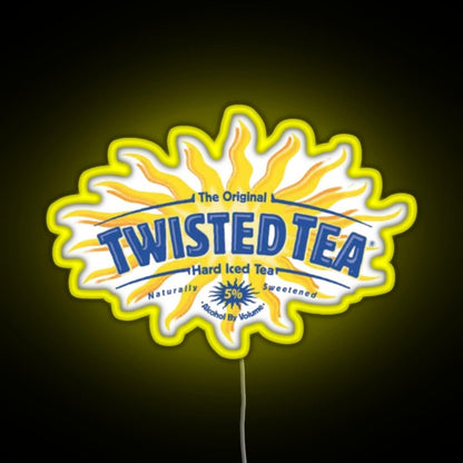 Twisted Tea Rgb Led Neon Sign Pop Wall Art - Shineneon