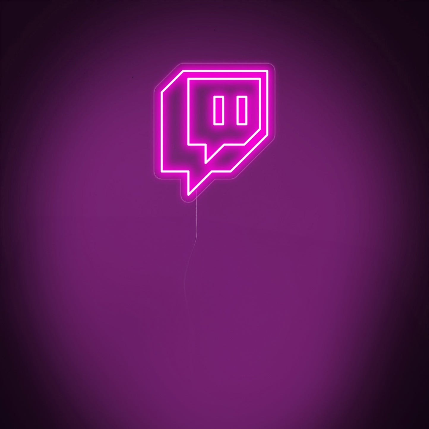 Twitch Logo Gaming Decor Led Neon Sign For Game Room