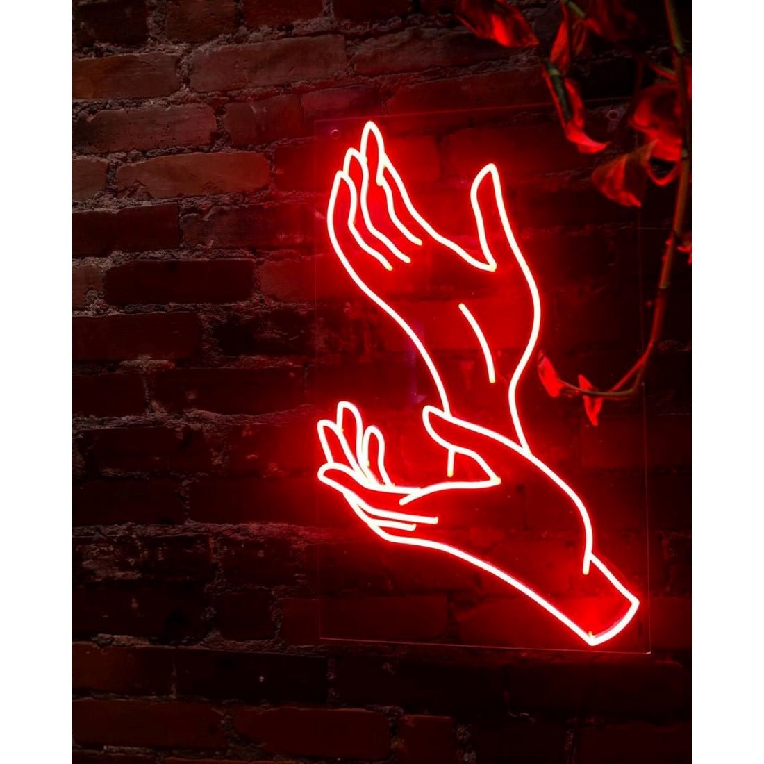 Two Hands Led Sign Business Neon Sign - Shineneon