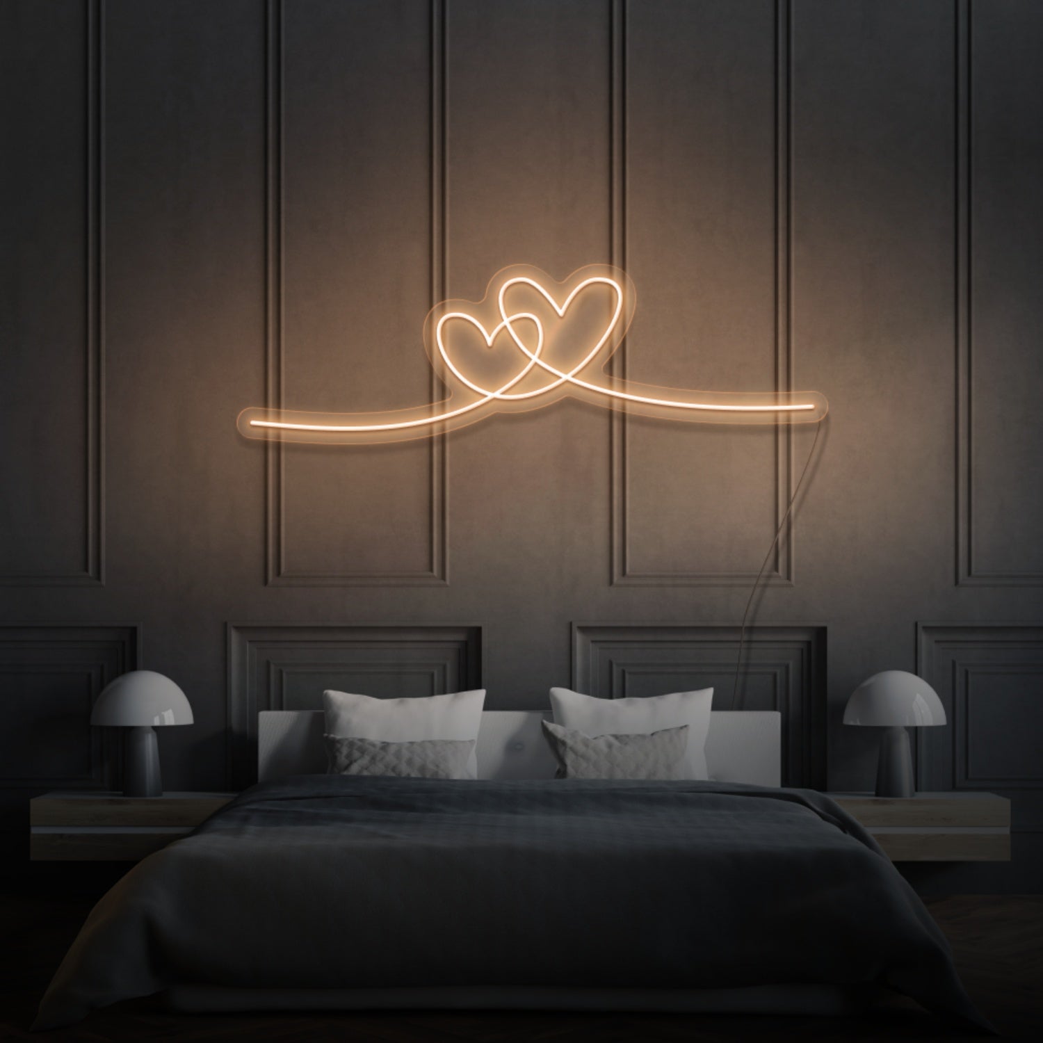 Two Hearts Led Neon Sign | Shineneon
