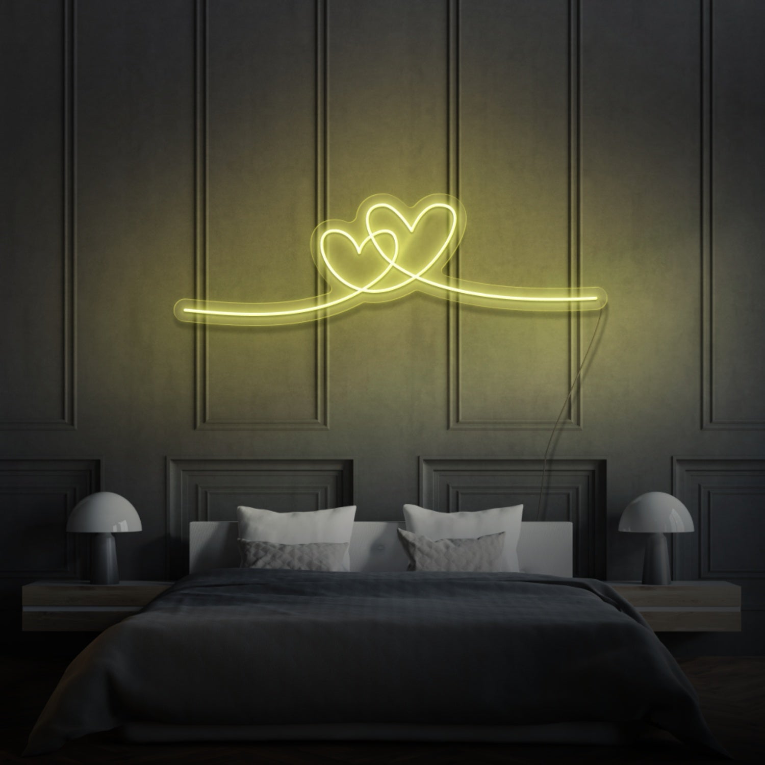 Two Hearts Led Neon Sign | Shineneon