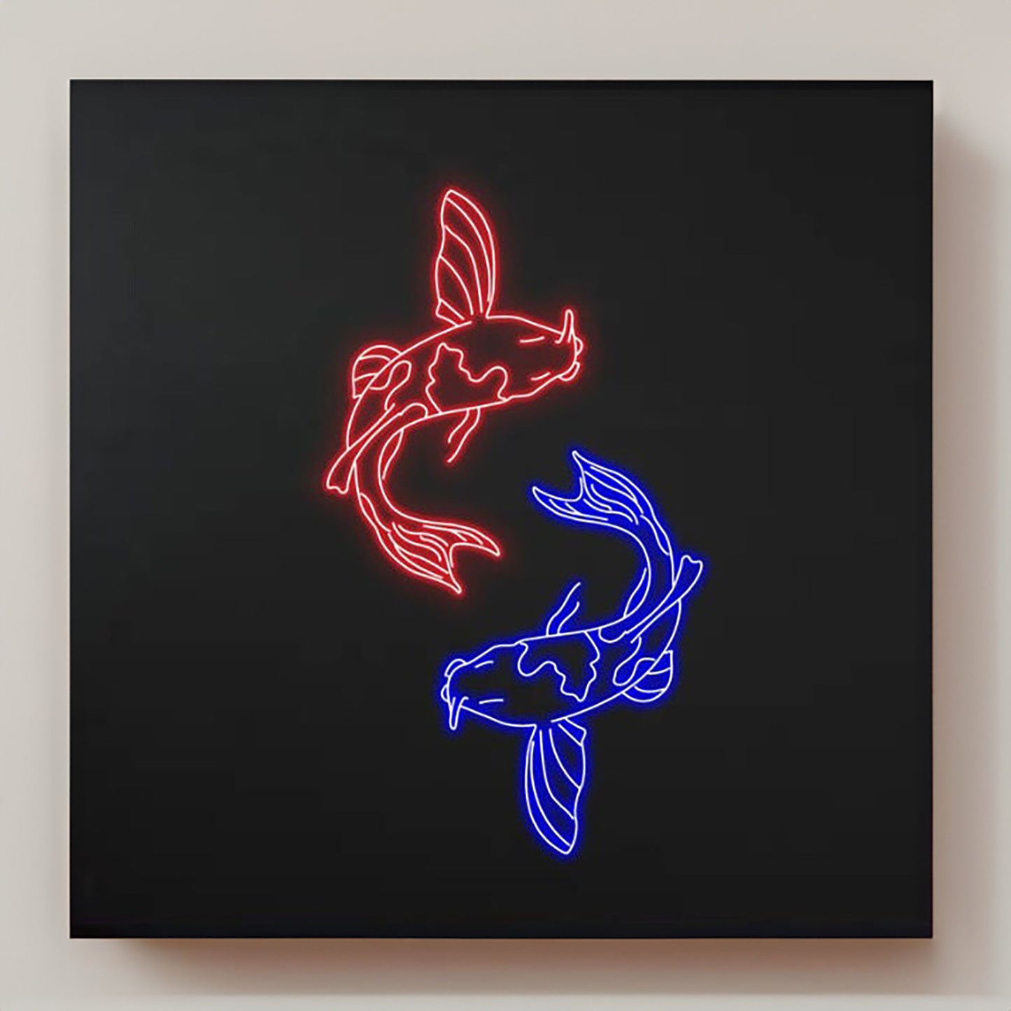 Two Koi Fish Led Sign