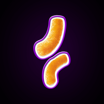 Two Puffy Cheetos Snack Food Led Neon Sign Rgb Color - Shineneon