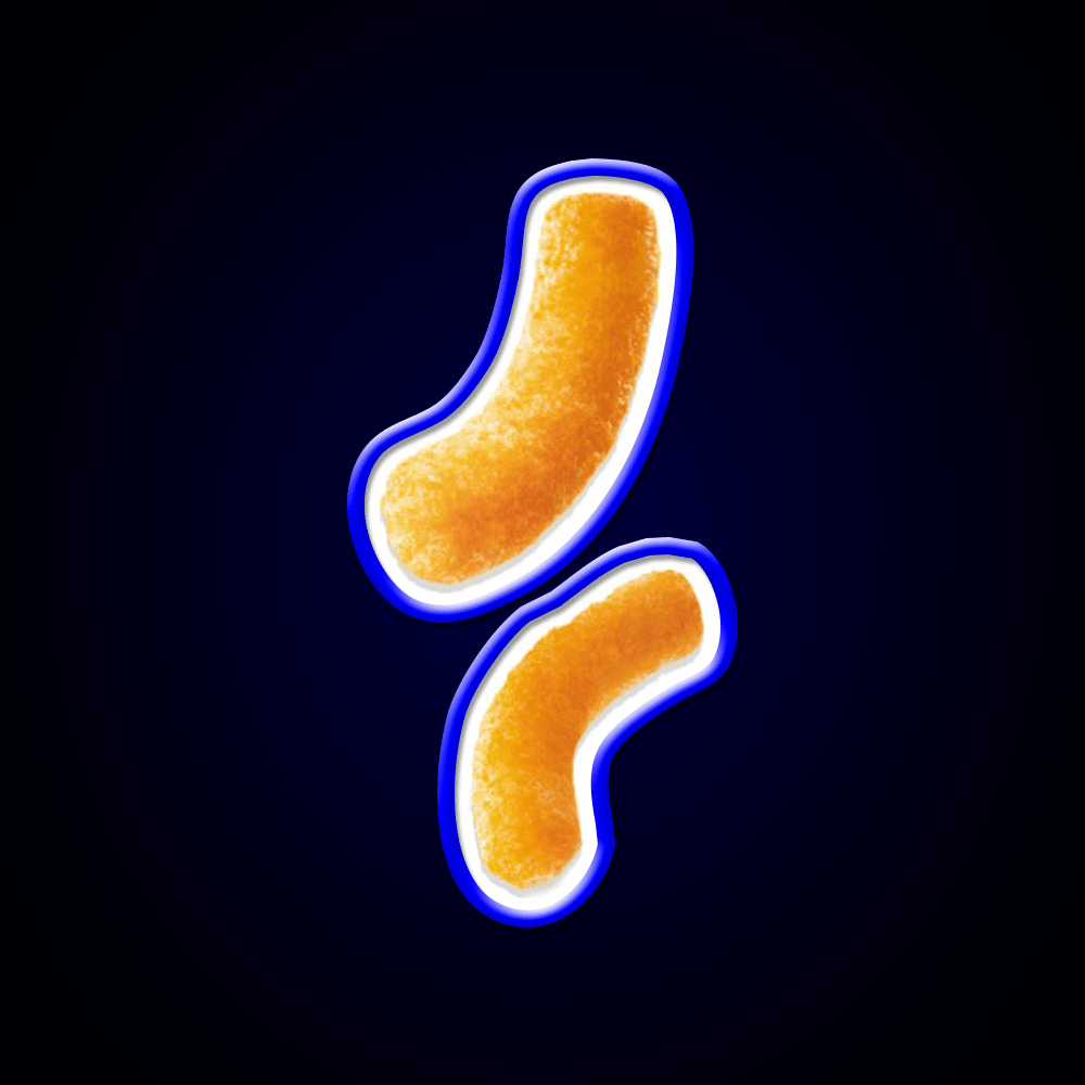 Two Puffy Cheetos Snack Food Led Neon Sign Rgb Color - Shineneon