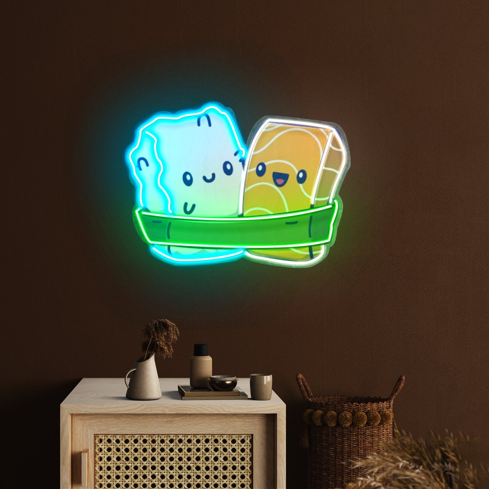 Two Sushi Neon Acrylic Artwork - Shineneon