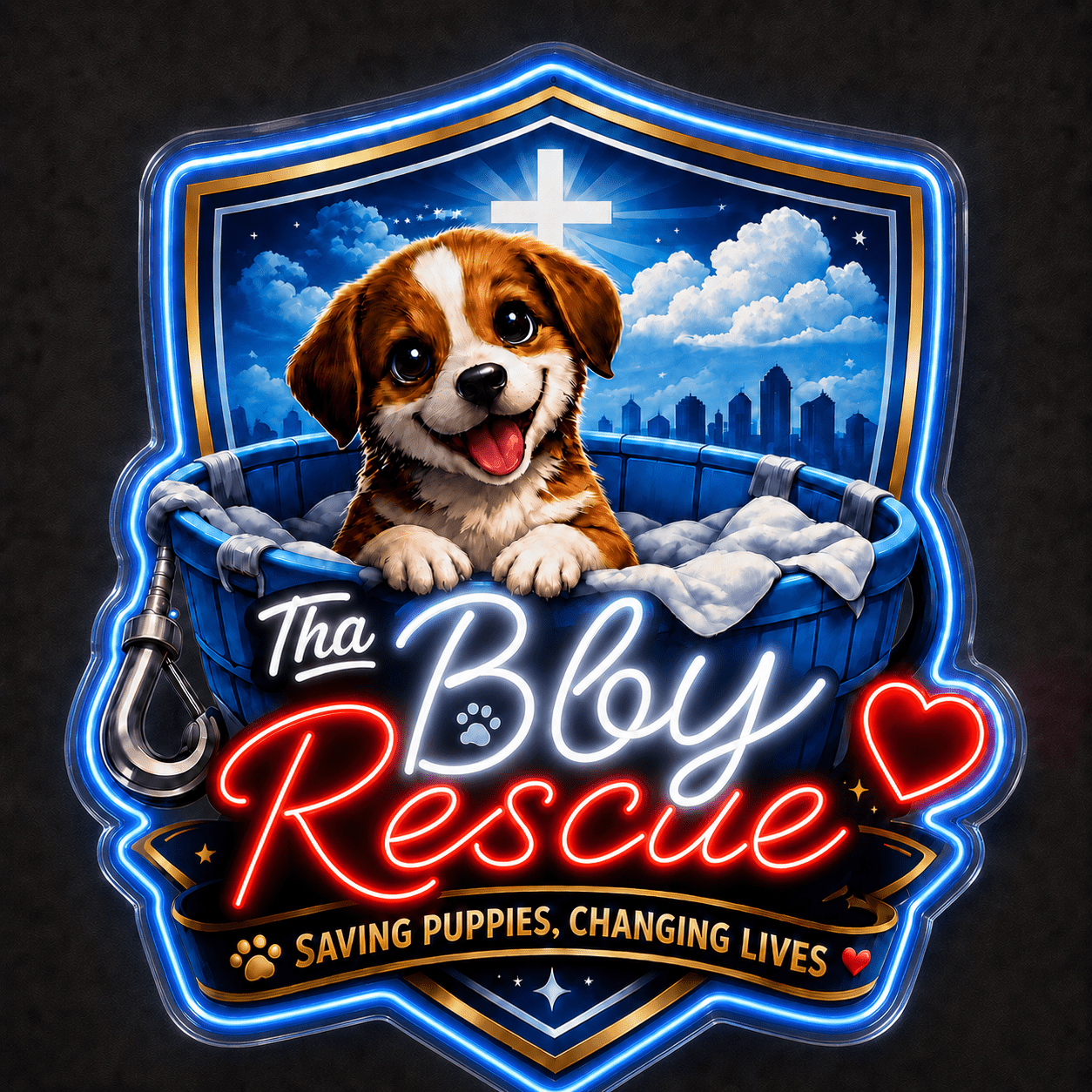 Two Tha Bby Rescue Version Custom LED Neon Sign - Shineneon