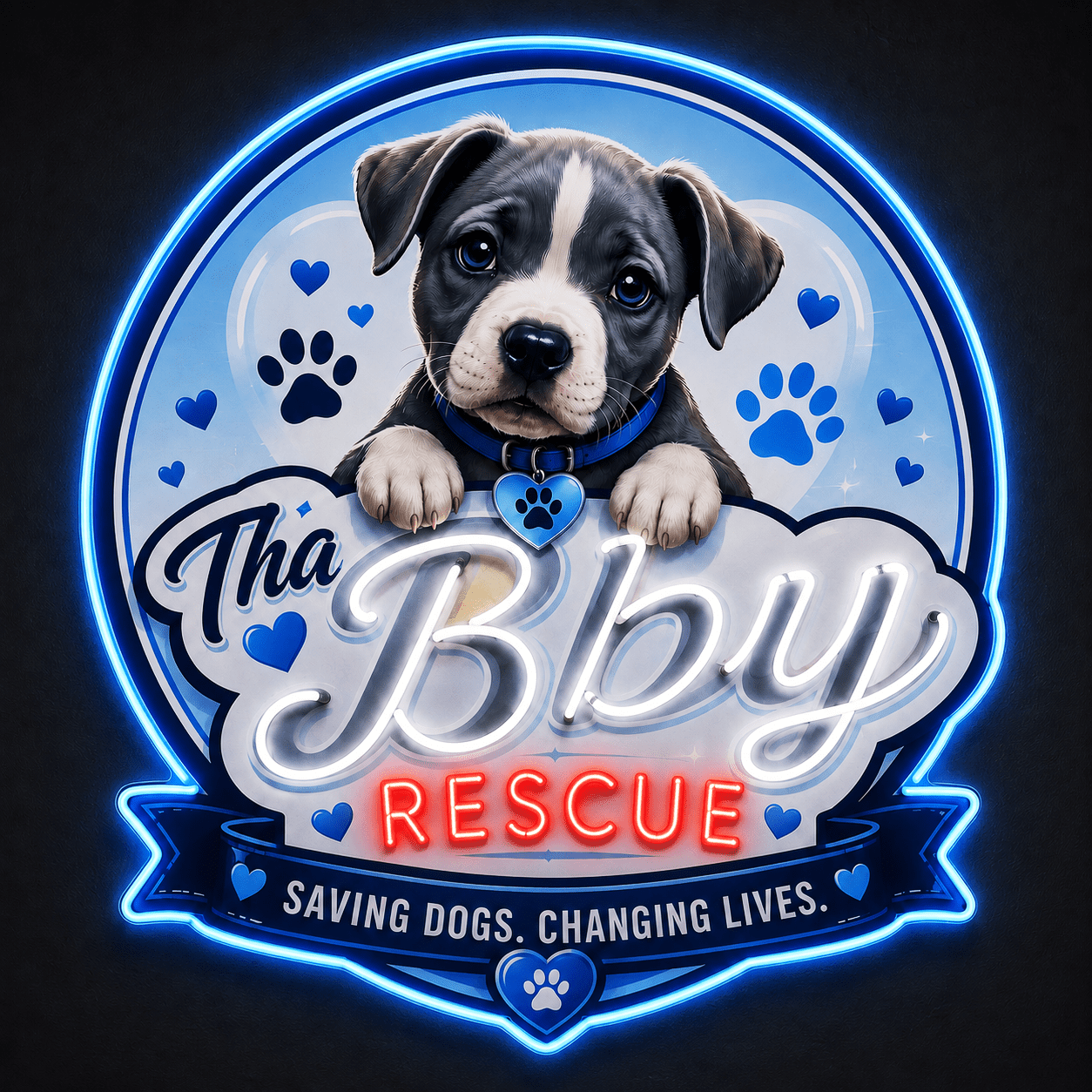 Two Tha Bby Rescue Version Custom LED Neon Sign - Shineneon