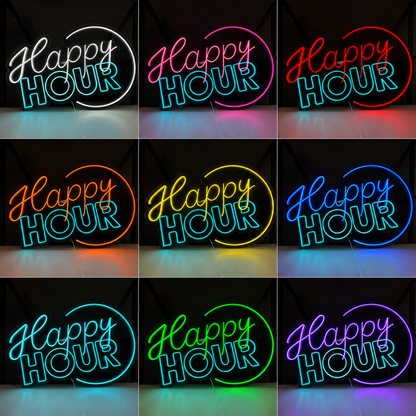 Twopixelart Etsy LED Neon Sign color grid