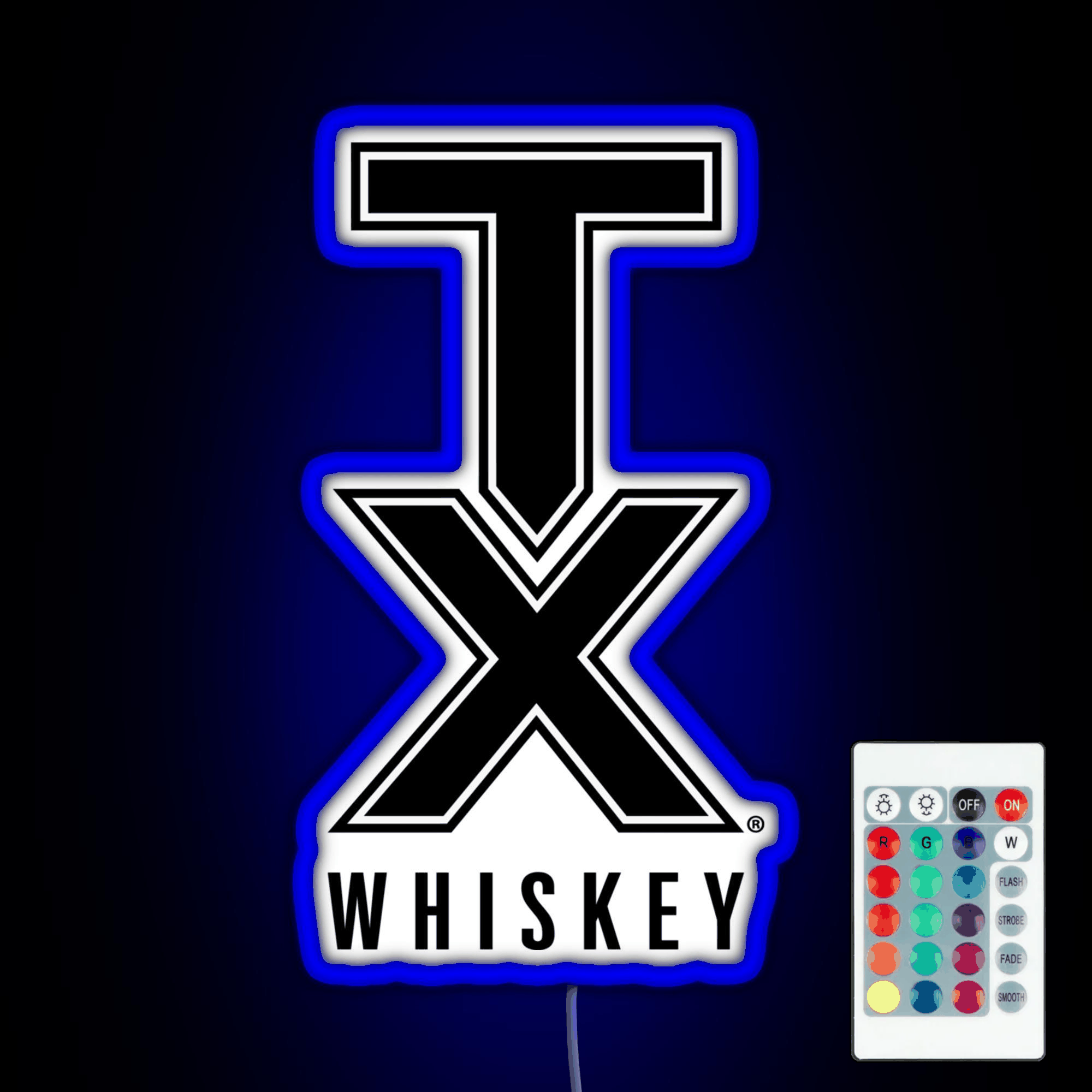 Tx Whiskey Rgb Led Neon Sign Pop Wall Art