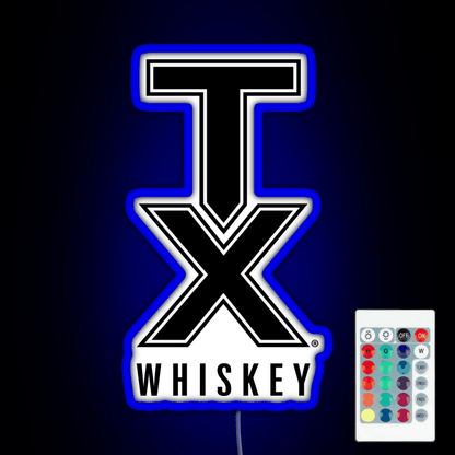 Tx Whiskey Rgb Led Neon Sign Pop Wall Art