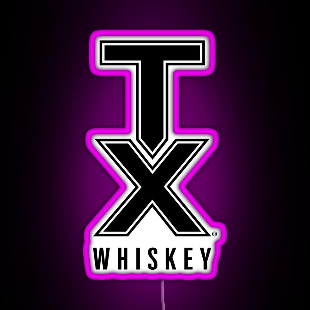 Tx Whiskey Rgb Led Neon Sign Pop Wall Art - Shineneon