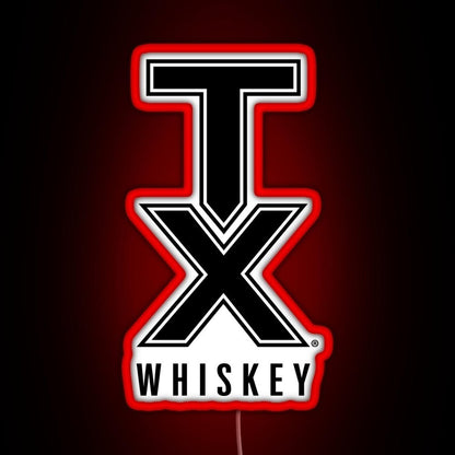 Tx Whiskey Rgb Led Neon Sign Pop Wall Art - Shineneon