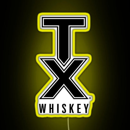 Tx Whiskey Rgb Led Neon Sign Pop Wall Art - Shineneon