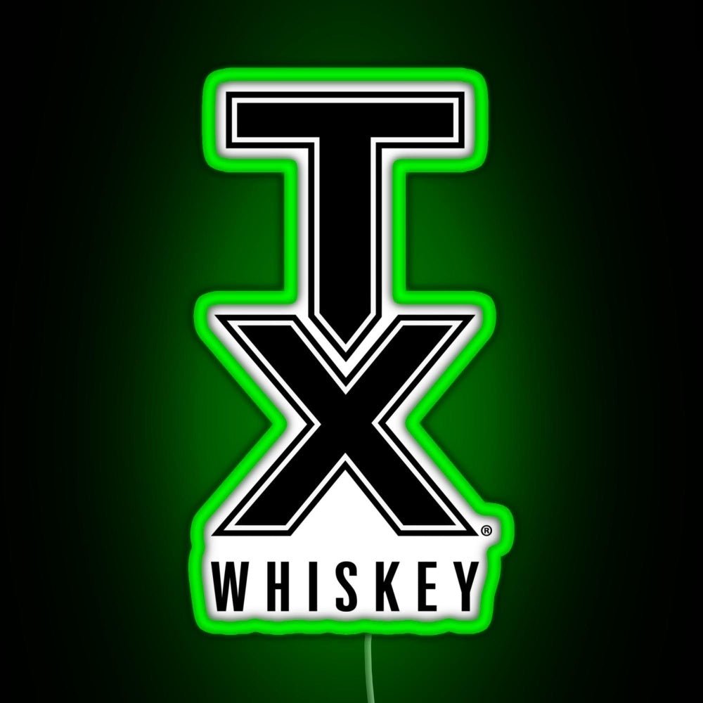 Tx Whiskey Rgb Led Neon Sign Pop Wall Art - Shineneon