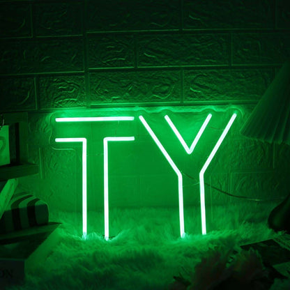 Ty Green Custom Led Neon Sign - Shineneon