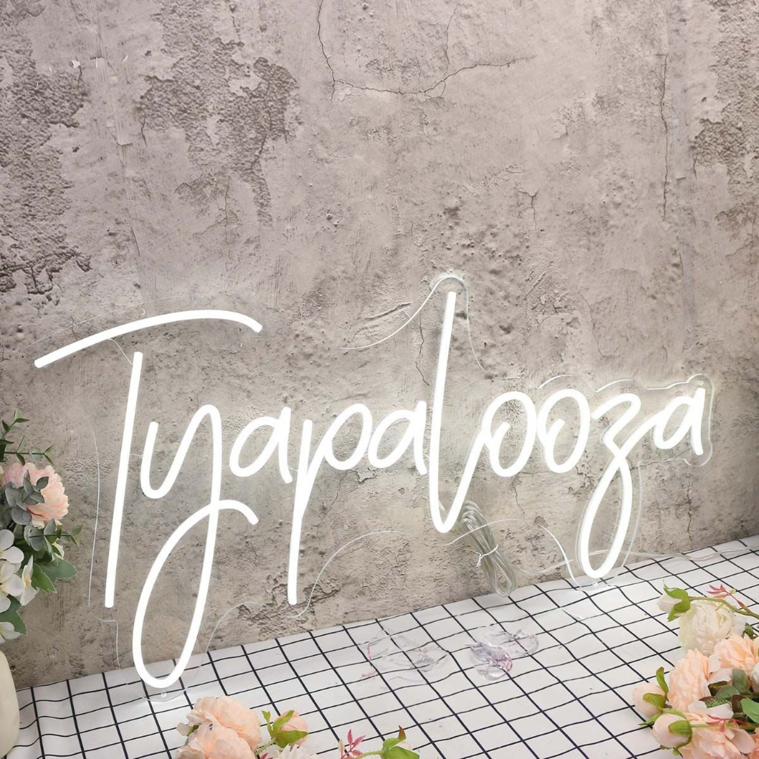 Tyapalooza White Led Neon Sign - Shineneon
